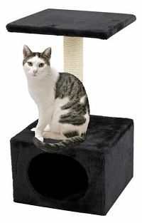Karlie Skrabadlo Amethyst 30×30×55cm Čierne 1×1 ks, škrabadlo pre mačky