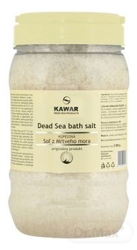 Kawar Kúpeľová soľ z Mŕtveho mora 2000g kúpeľová soľ 1x2000 g