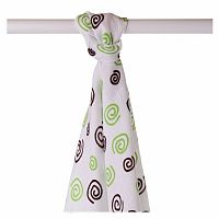 Kikko Bambusová osuška 90x100 cm Lime Spirals