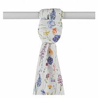 Kikko Bambusová osuška XKKO BMB Digi Blue Wildflowers 90x100