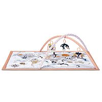 KINDERKRAFT Lehátko 5v1 Nola Forest Yellow 1×1 ks, ležadlo pre deti