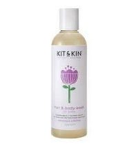 KIT&KIN Vlasový a telový šampón pre deti 1x250 ml