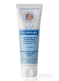KLORANE BEBE CREME PROTECTRICE POUR LE CHANGE ochranný krém na prebaľovanie 1x75 ml