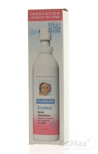 KLORANE BEBE ERYTEAL SPRAY proti sčervenaniu zadočka bábätka 1x75 ml