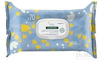 KLORANE BEBE LINGETTES NETTOYANTES DOUCES (inovácia 2018) jemné čistiace obrúsky 1x70 ks