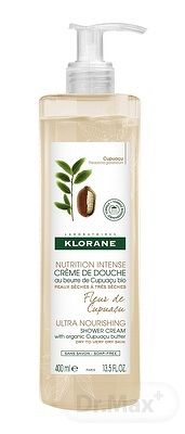 KLORANE CRÈME DE DOUCHE FLEUR DE CUPUACU krémový sprchovací gél, intenzívna výživa, s kvetmi cupuaçu, 1x400 ml