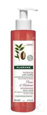 KLORANE LAIT CORPS FLEUR D´HIBISCUS telové mlieko, 24h hydratácia, s kvetmi ibišteka 1x200 ml