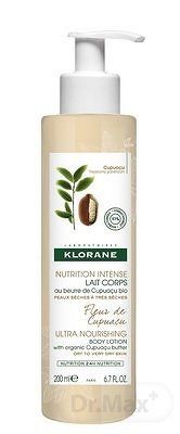 KLORANE LAIT CORPS FLEUR DE CUPUACU telové mlieko, 24h intenzívna výživa, s kvetmi cupuaçu 1x200 ml