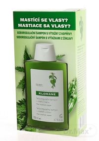 Klorane Nettle šampón pre mastné vlasy Seboregulating Shampoo with Nettle Extract 200 ml