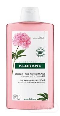 KLORANE ŠAMPÓN s BIO pivóniou 1×400ml, šampón na citlivú a podráždenú vlasovú pokožka