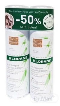 KLORANE SHAMP. SEC AU LAIT D'AVOINE TEINTE 1x150ml+1x150ml
