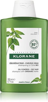 KLORANE SHAMPOOING à l'Ortie BIO šampón s bio žihľavou, mastné vlasy 1x200 ml
