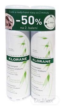 KLORANE SHAMPOOING SEC AU LAIT D'AVOINE 2x150ml