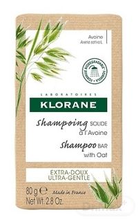 KLORANE SHAMPOOING SOLIDE à l' Avoine 1×80 g, tuhý šampón s ovsom - ultra jemný, pre všetky typy vlasov