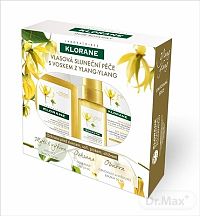 KLORANE YLANG-YLANG KIT vlasová slnečná starostlivosť (šampón 100 ml + olej 50 ml + balzam 50 ml)(verzia 2020) 1x1 set