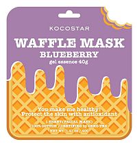 Kocostar Waffle Mask Blueberry 40 g / 1 sheet 1×40 g / 1 sheet
