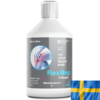 KolagenDrink FlexiRep kĺbová výživa typy kolagénu I, II, III 1×500 ml, kĺby, väzivá, šľachy, kosti