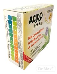 Kompava ACIDOFIT MD MIX tbl eff (10 +10) ks + indikačné papieriky - prúžky 100 ks,