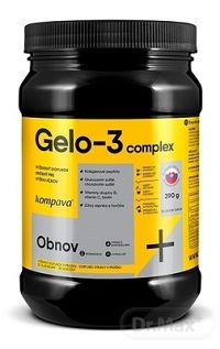 kompava GELO-3 complex broskyňa + pohár 1×1 set, doplnok výživy