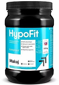 KOMPAVA HYPOFIT-CIERNA RIBEZLA PLV 1×500 g, športový nápoj určený na tréningy s dlhotrvajúcim zaťažením