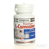 kompava Premium L-Carnosine cps (375 mg, Q10 + vitamín E) 1x60 ks