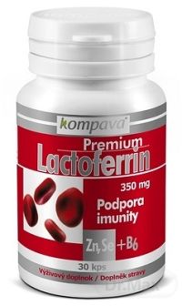 kompava Premium Lactoferrin 1×30 cps, výživový doplnok