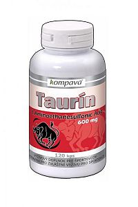 Kompava Taurín 600 mg cps 1x120 ks