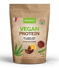 kompava VEGAN PROTEIN 1×525 g, proteín, čokoláda a pomaranč