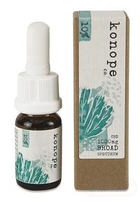 Konope co. 10% CBD v organickom argánovom oleji - Široké Spektrum 1000mg 1×10 g