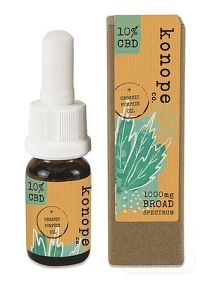 Konope co. 10% CBD v organickom tekvicovom oleji - Široké Spektrum 1000g 1×10 g