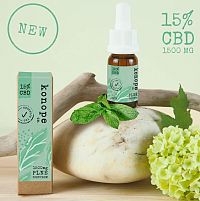 Konope co. 15% CBD Fresh Mäta Full Spektrum 1500mg 1×10 g