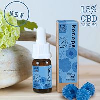 Konope co. 15% CBD Fresh Modrá Malina Full Spektrum 1500mg 1×10 g