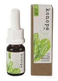 Konope co. 20% CBD v organickom argánovom oleji - Široké Spektrum 2000mg 1×10 g
