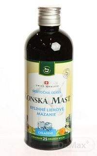 KONSKÁ MASŤ Bylinné liehové mazanie 1×400 ml, konská chladivá masť