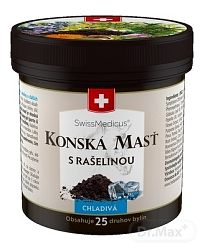 KONSKÁ MASŤ S RAŠELINOU CHLADIVÁ 1×250 ml, konská masť
