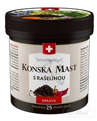 KONSKÁ MASŤ S RAŠELINOU HREJIVÁ 1×250 ml, konská masť