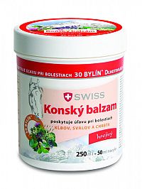 KONSKÝ BALZAM SWISS hrejivý (inov.16) 250+50 ml (300 ml)