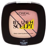 L'Oréal Paris Blush Sculpt lícenka 101 Soft Sand Ambre 3,8 g