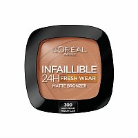 L'Oréal Paris Infaillible 24H Fresh Wear Soft Matte Bronzer 300 Light Medium 1×9 g, jemne matný bronzer