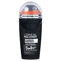 L'Oréal Paris Men Expert Carbon Protect roll-on AP antiperspirant 50 ml