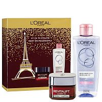 L´Oréal Paris Revitalift denný krém Laser X3 proti starnutiu pleti 50 ml + micelárna voda pre suchú a citlivú pleť 200 ml darčeková sada