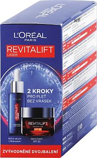 L´oréal Paris Revitalift Laser Retinol Duopack 1×80 ml, krém proti vráskam