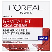 L'Oréal Revitalift Cica Cream nočný krém proti starnutiu pleti 50 ml