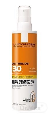 LA ROCHE-POSAY ANTHELIOS SHAKA SPRAY SPF30 sprej na opaľovanie 1x200 ml