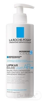 LA ROCHE-POSAY Lipikar AP+M ľahká textúra 1×400 ml, relipidačný balzam