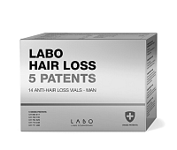 Labo Hair Loss 5 Patents kúra proti padaniu vlasov pre mužov 14 x 3,5 ml