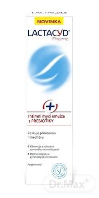 Lactacyd Intímna umývacia emulzia s prebiotikami Pharma Prebiotic Plus 1×250 ml, intímna umývacia emulzia