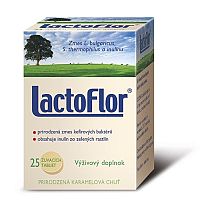 LactoFlor BioPlus žuvacie tablety tbl mnd 1x25 ks