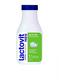 Lactovit MEN ACTIVE 3v1 Sprchový gél revitalizujúci 1x300 ml