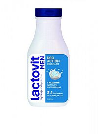 Lactovit MEN DeoACTION 3v1 Sprchový gél osviežujúci 1x300 ml